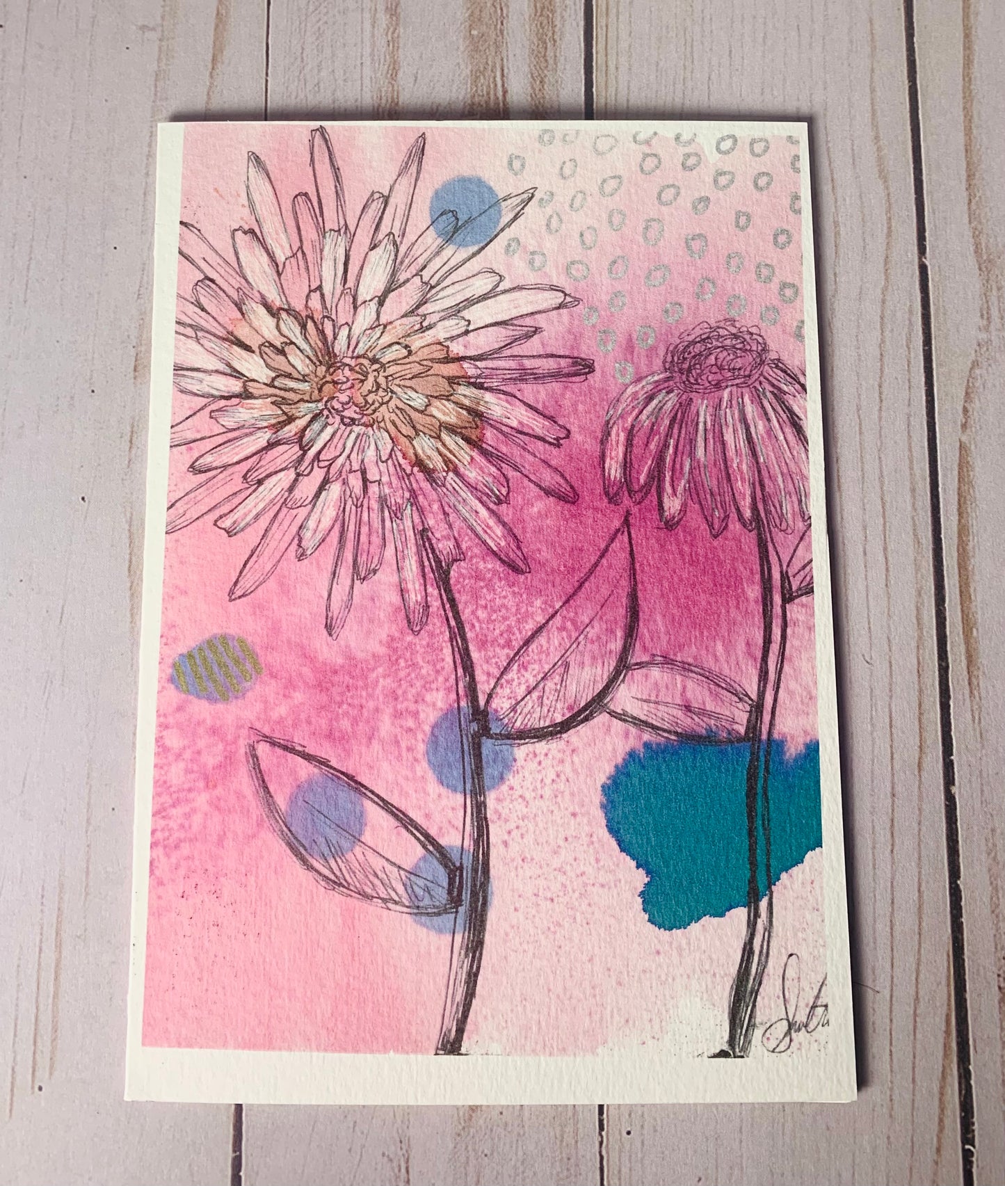 pink flowers
