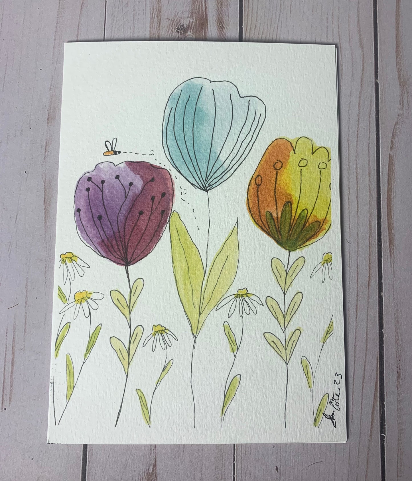 doodle flowers