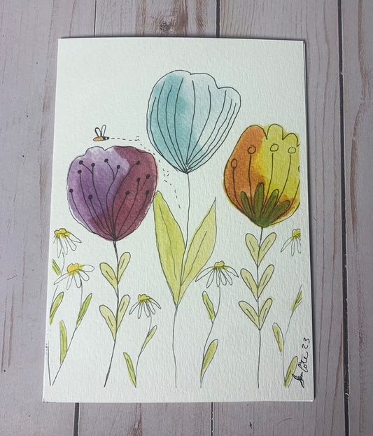 doodle flowers