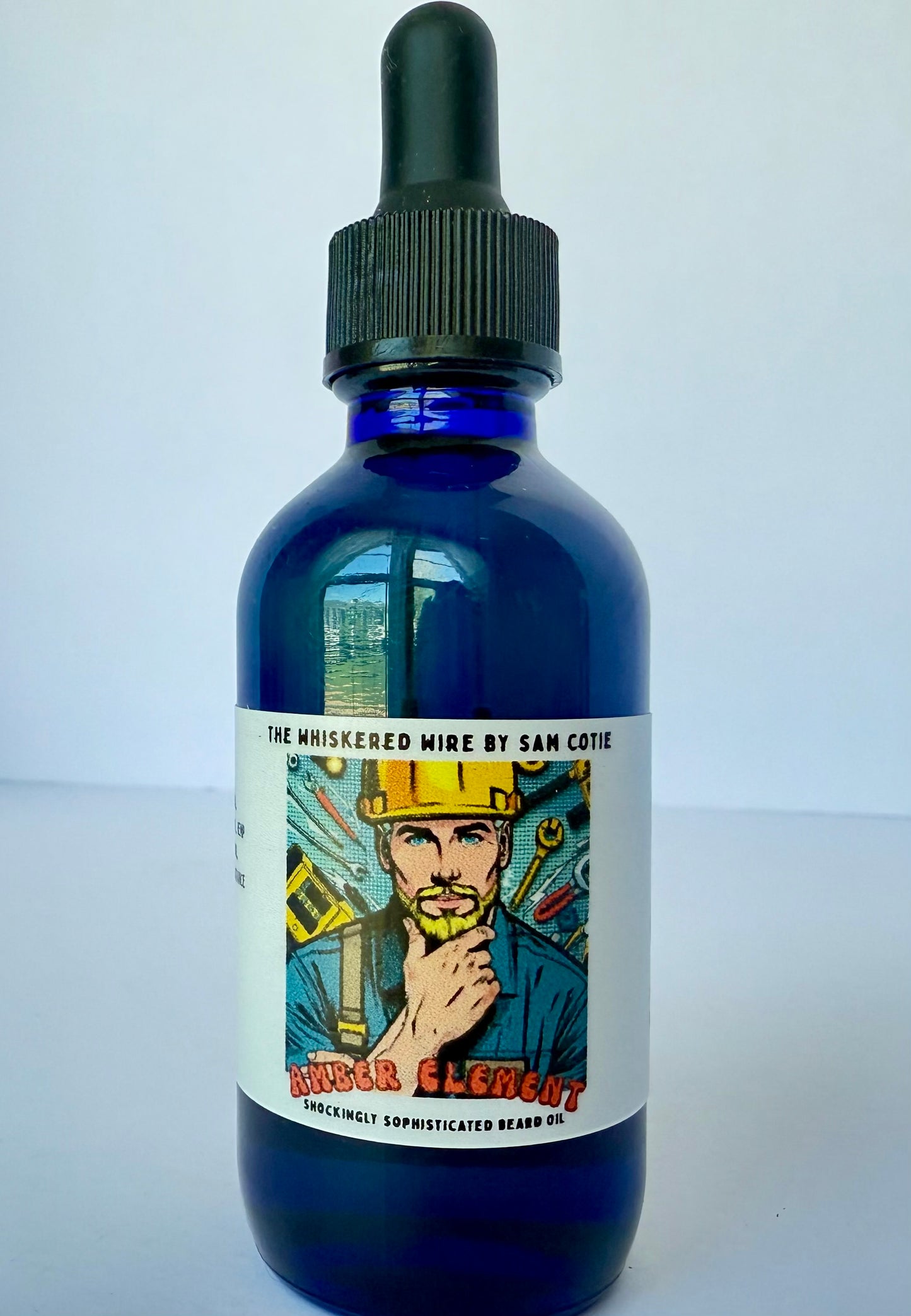 Whiskered Wire Amber Element Beard Oil