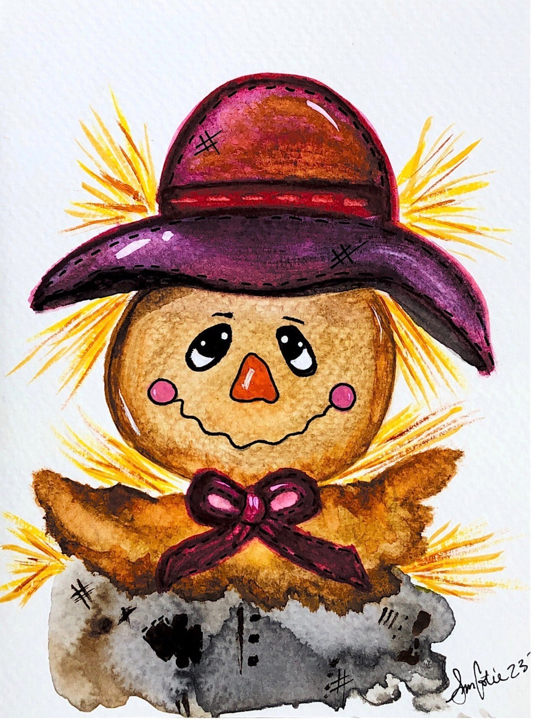 Little Patch Protector — Fall Greeting Card