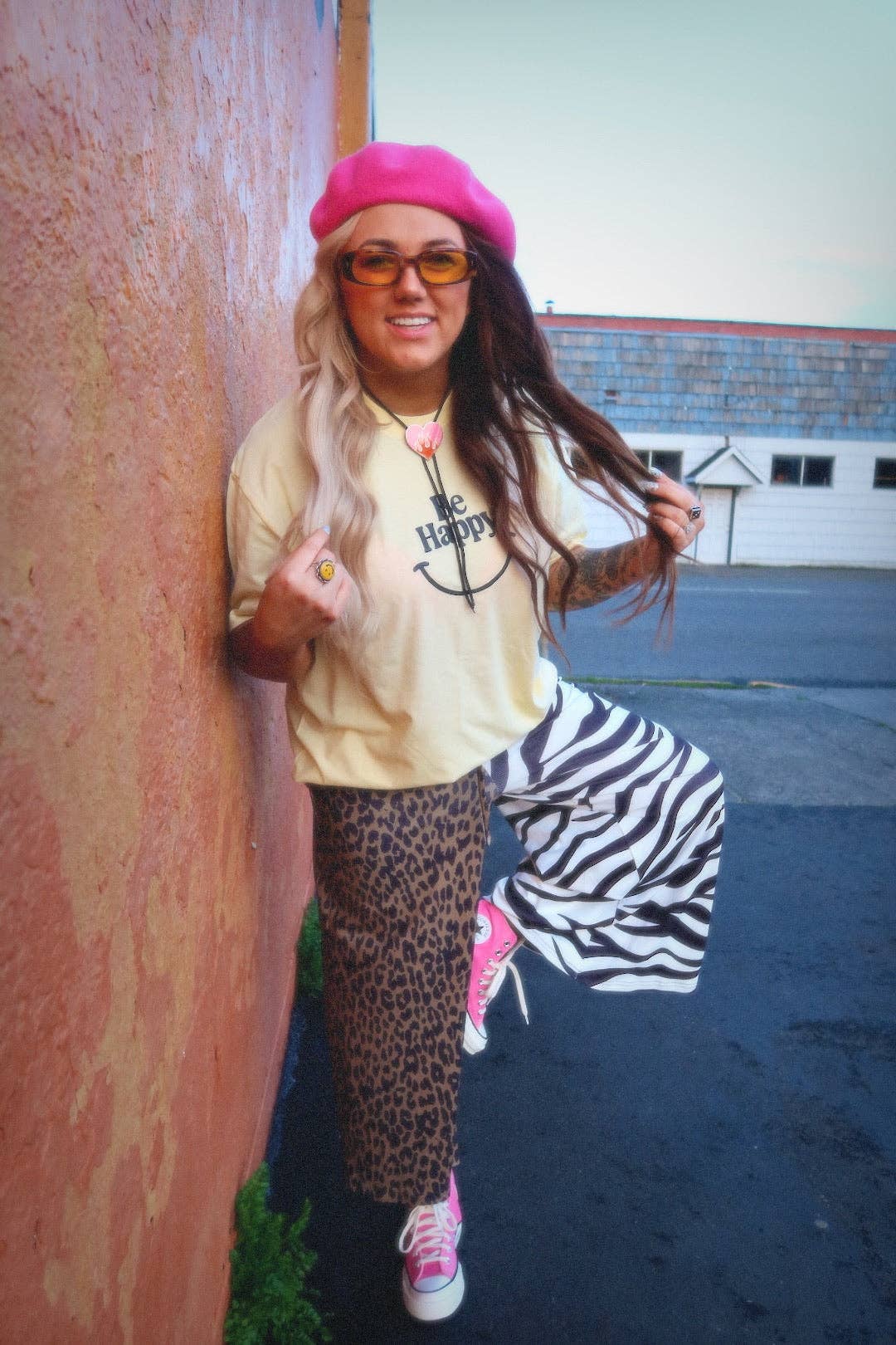 Half & Half Emy Ave™ Original Cropped Pants - ANIMAL STYLE: 2X/3X