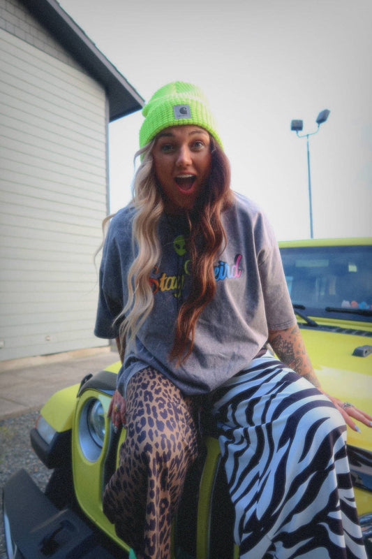 Half & Half Emy Ave™ Original Cropped Pants - ANIMAL STYLE: 2X/3X