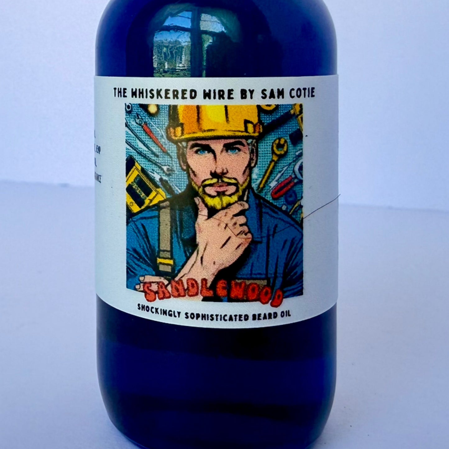 Whiskered Wire Sandalwood beard oil