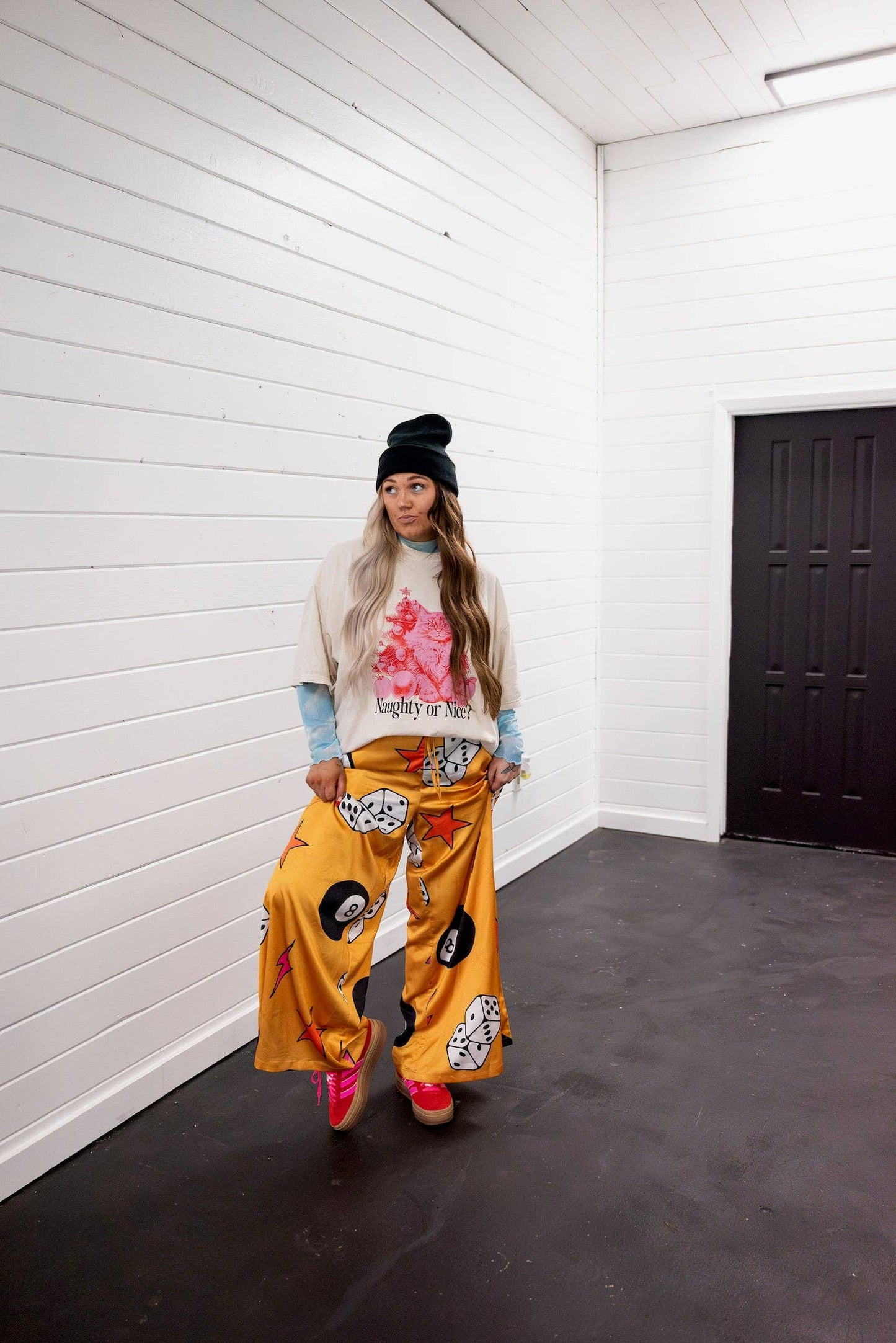 She's So Lucky Trousers Emyave™ Original (size: S-XXXL): M/L (fits like size 14-20)