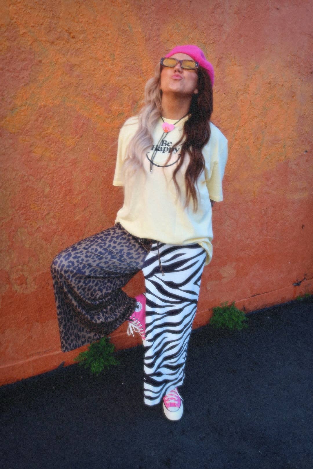 Half & Half Emy Ave™ Original Cropped Pants - ANIMAL STYLE: 2X/3X