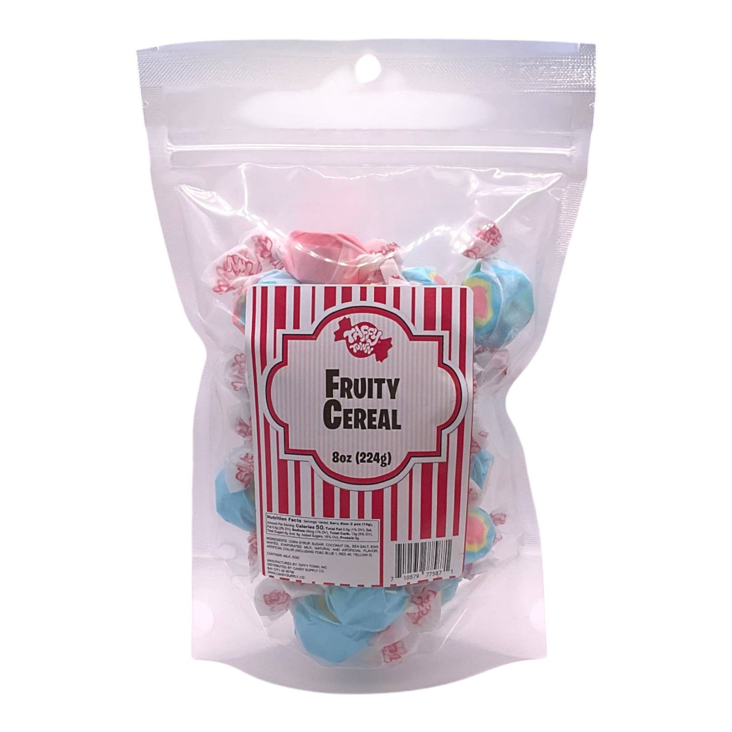 Fruity Cereal Salt Water Taffy by Taffy Town - 8oz Retail