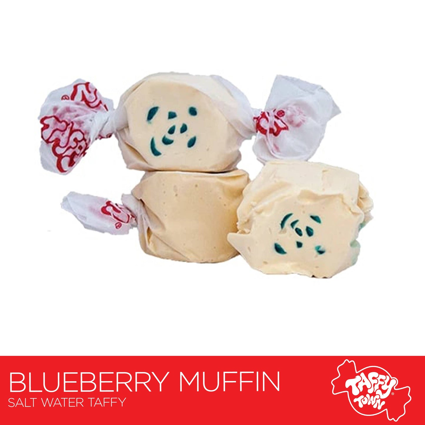 Blueberry Muffin Salt Water Taffy by Taffy Town - 8oz Retail