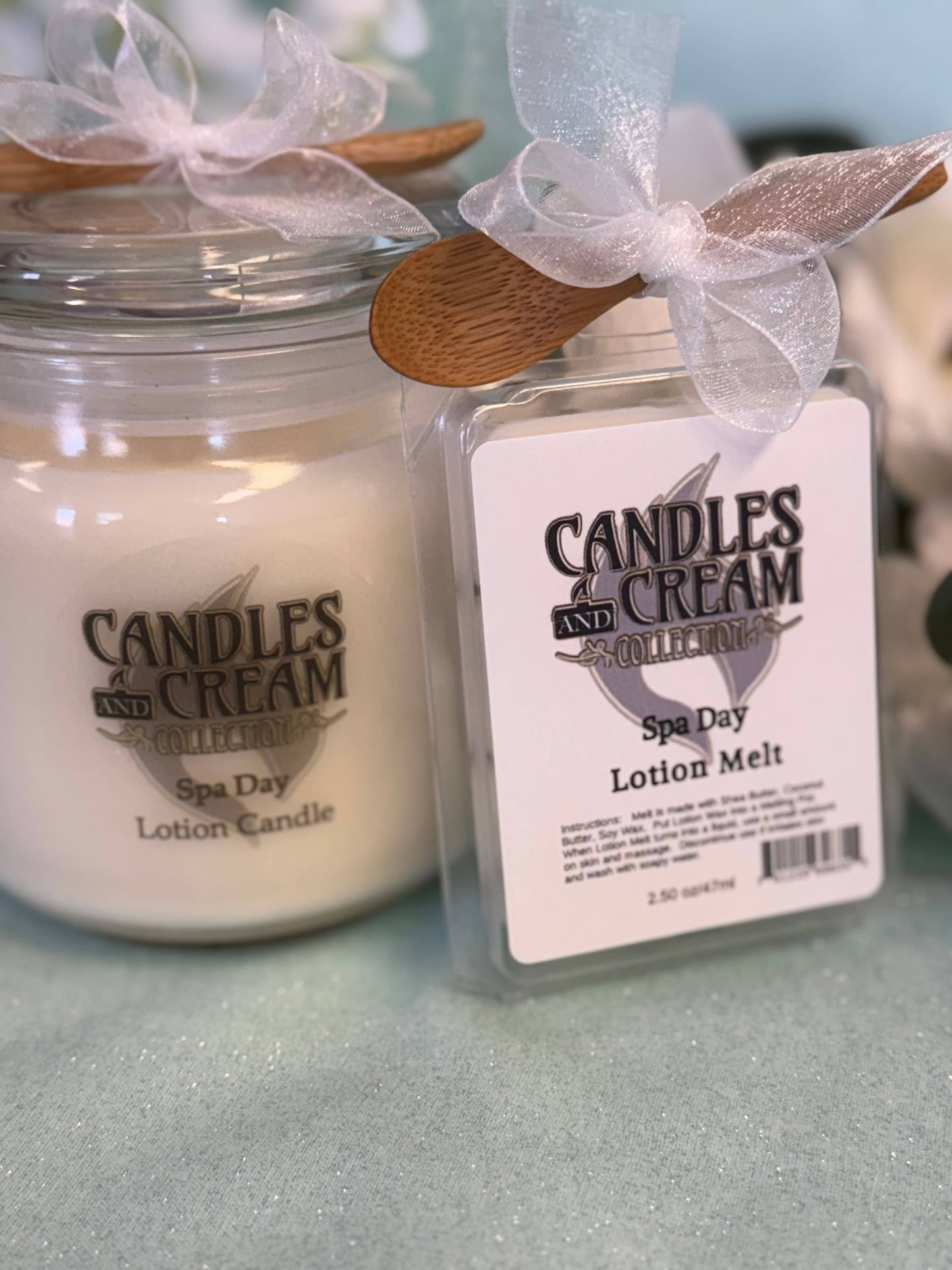 Coconut Mango-Lotion candle and lotion melts: 6 oz Frosted White Jar