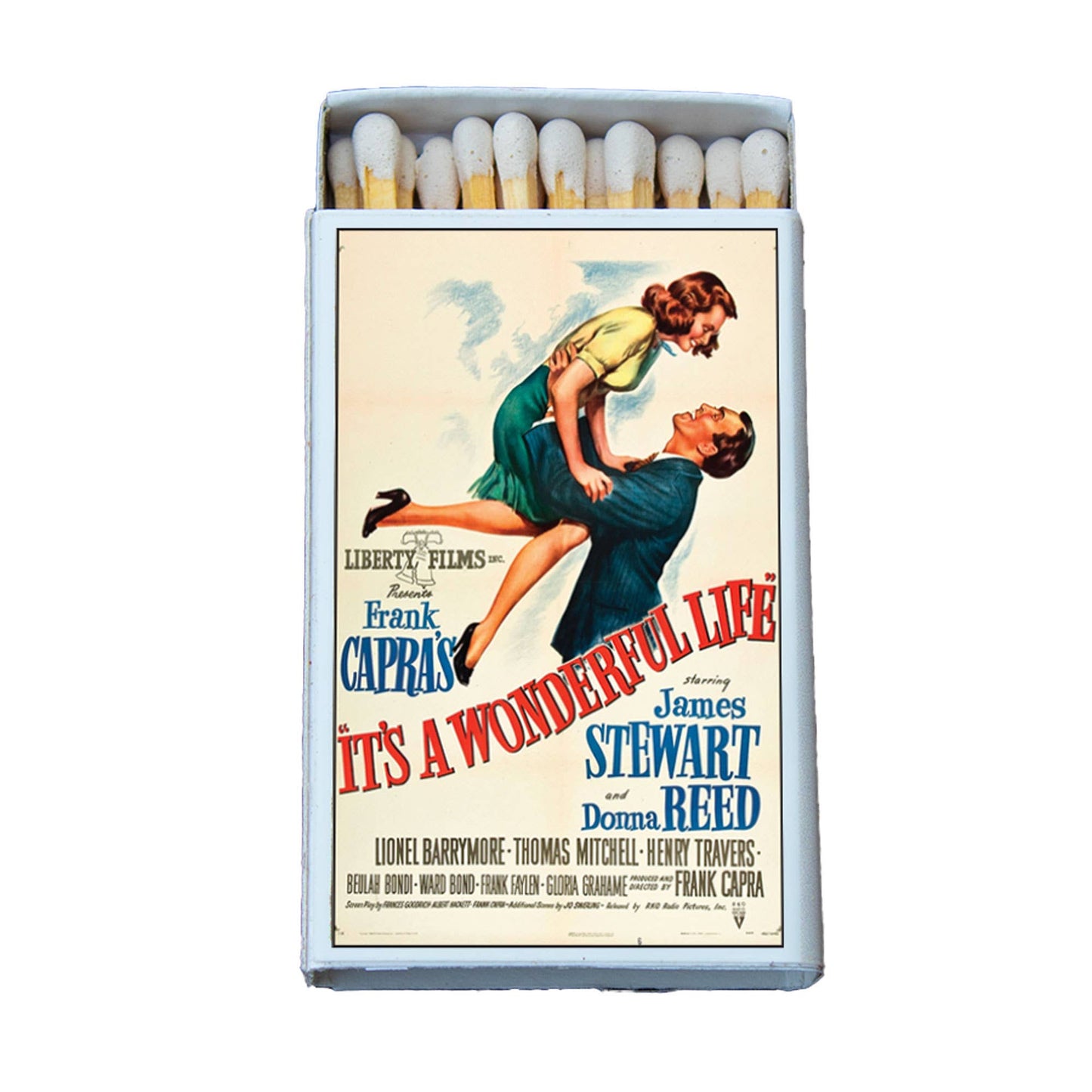 Classic Holiday Movie Poster Matchbox • Candle Acc • Matches