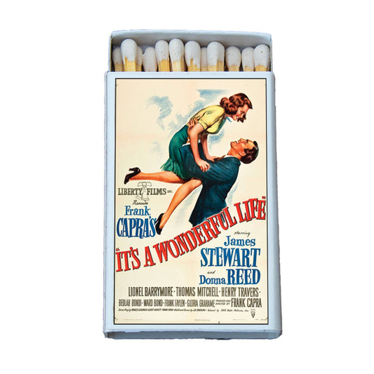 Classic Holiday Movie Poster Matchbox • Candle Acc • Matches