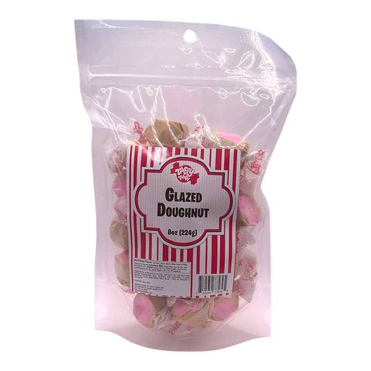 Glazed Doughnut Salt Water Taffy by Taffy Town - 8oz Retail