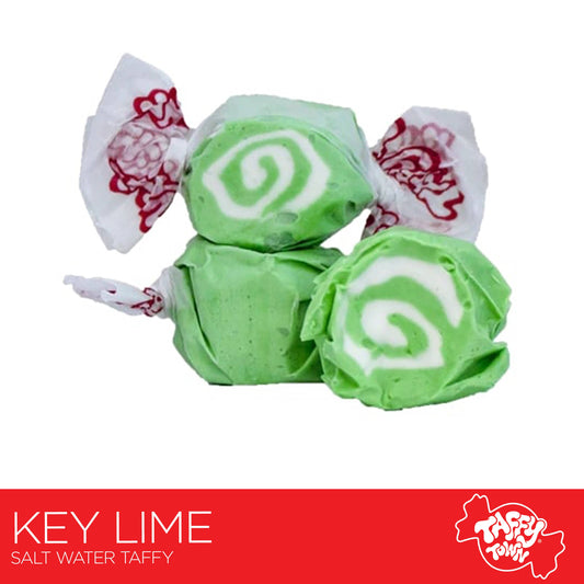 Key Lime Salt Water Taffy by Taffy Town - 8oz Retail