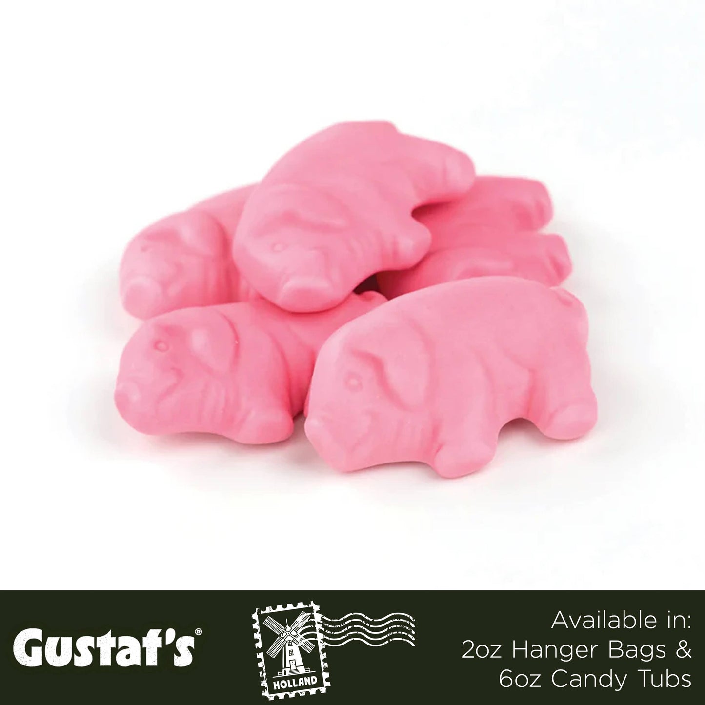 Pigs By Gustaf (Imported): 6oz Candy Tub