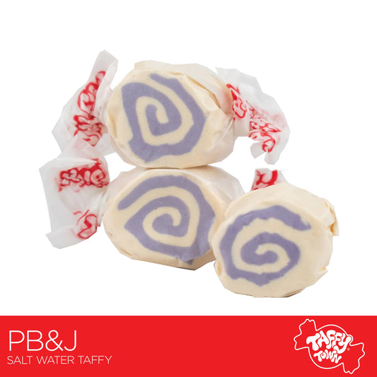 PB&J Salt Water Taffy by Taffy Town - 8oz Retail