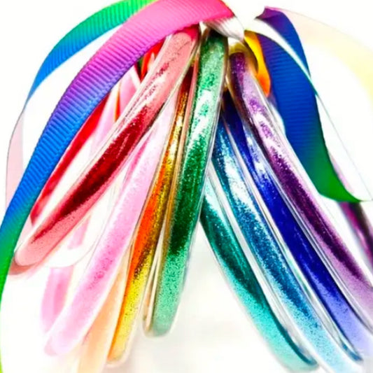 Rainbow jelly bracelets