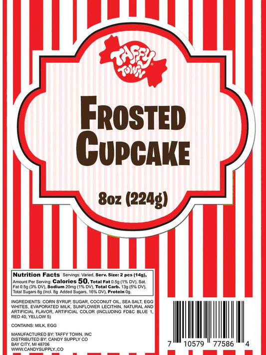 Frosted Cupcake Salt Water Taffy by Taffy Town - 8oz Retail