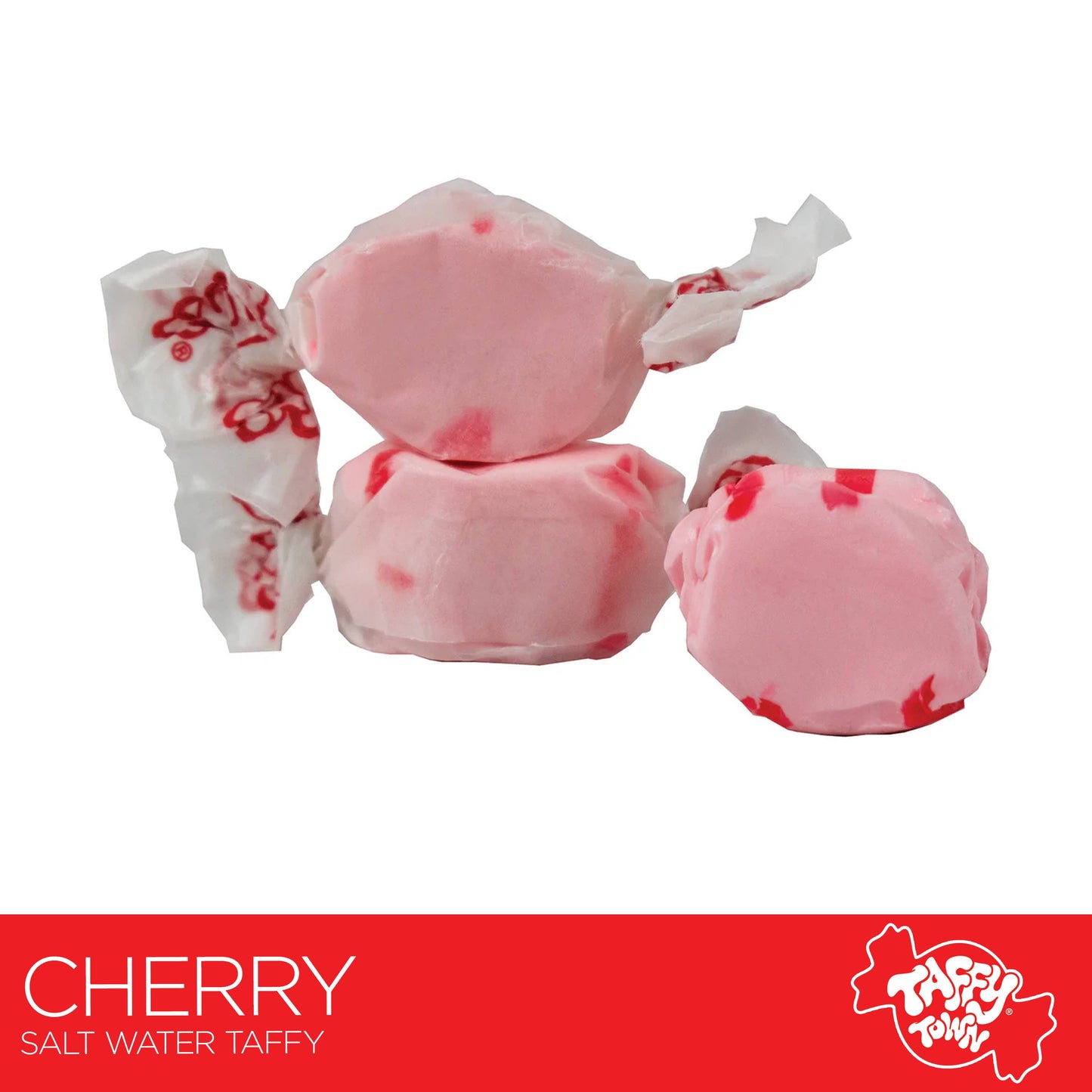 Cherry Salt Water Taffy by Taffy Town - 8oz Retail