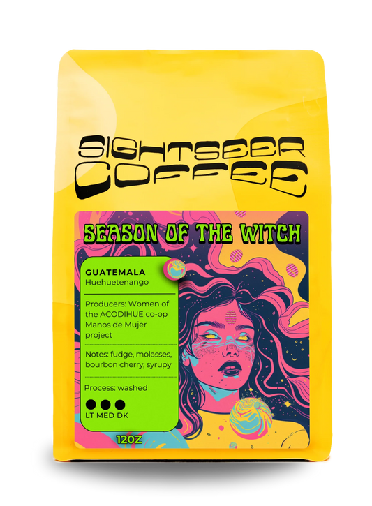 Season of the Witch Dark Roast: Medium (drip), 12 oz