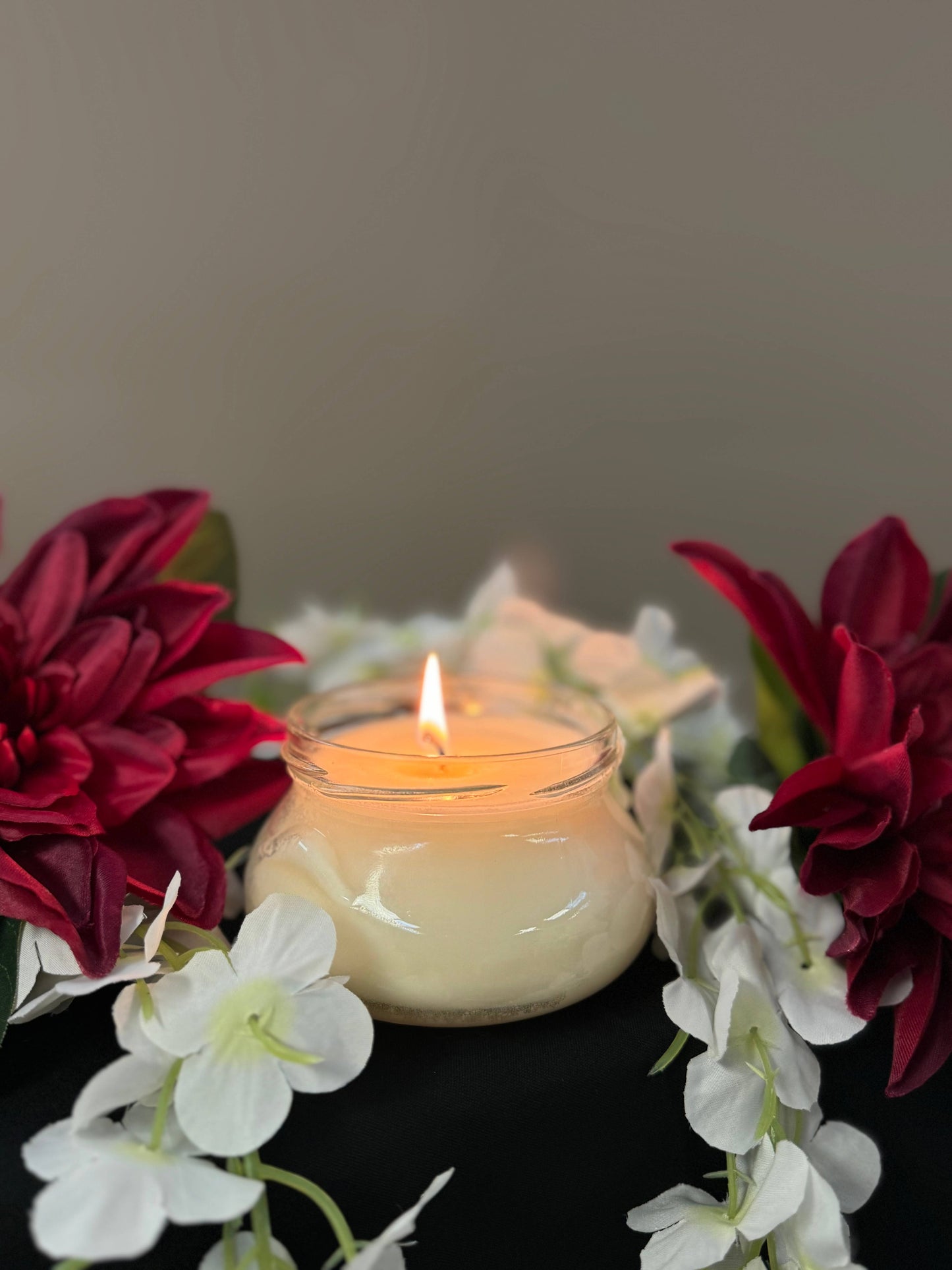 Eucalyptus Spearmint-Lotion Candles and Lotion Melts: 6 oz Frosted White Jar
