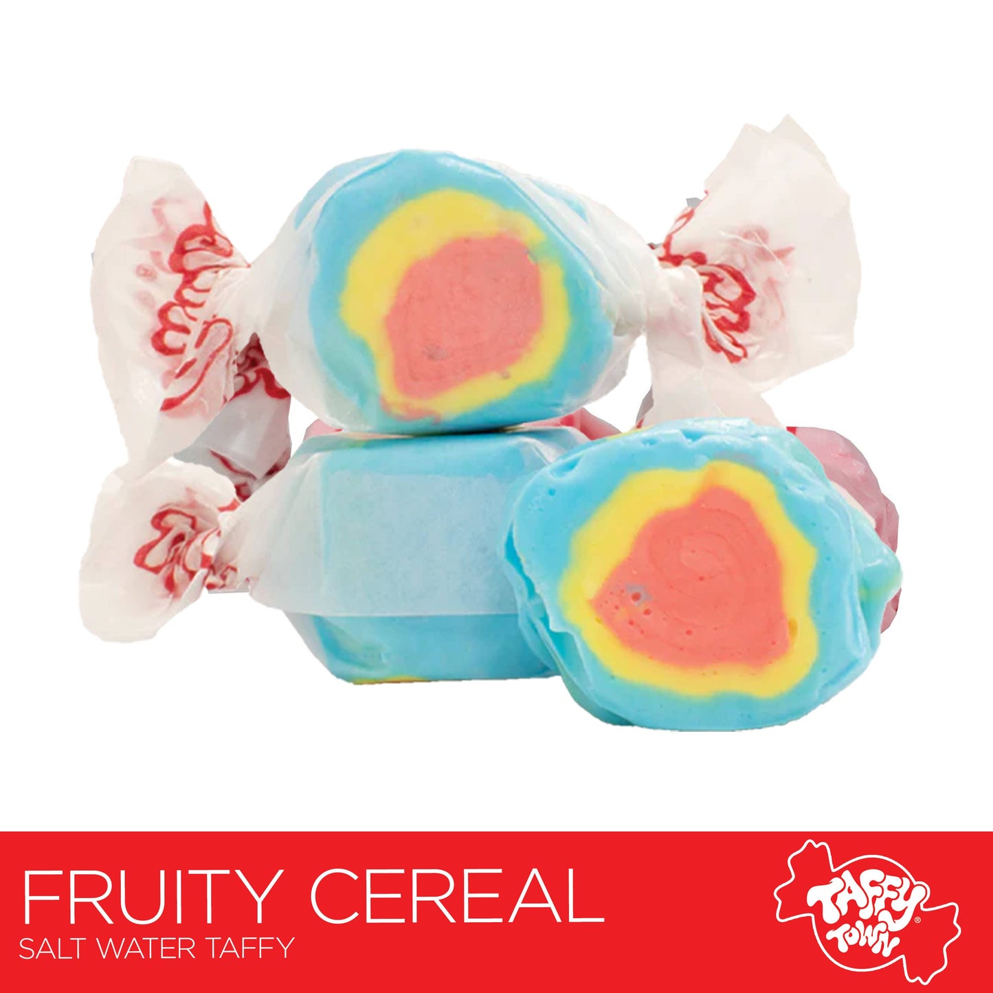 Fruity Cereal Salt Water Taffy by Taffy Town - 8oz Retail
