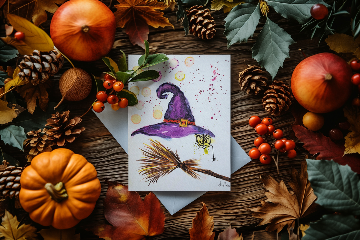 Something Wicked this way comes Greeting card